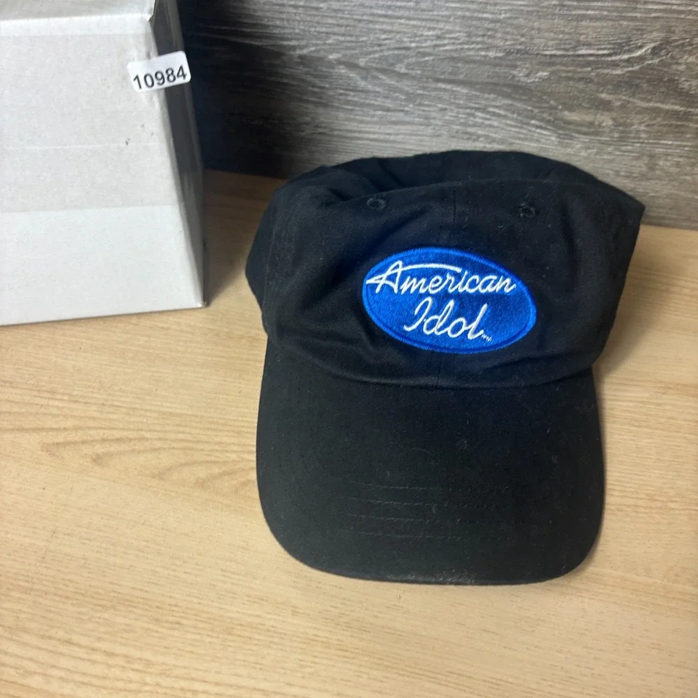 American Idol Hat Cap Fitted One Size Black Singing TV Show Promo